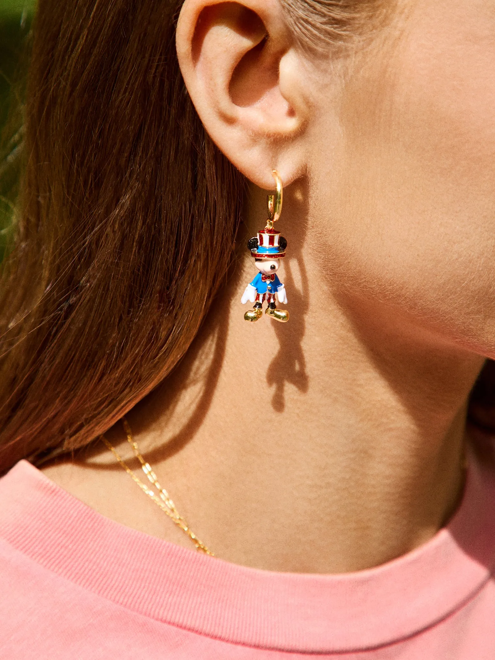 Mickey Mouse Disney Americana Earrings - Red/White/Blue sold by BaubleBar product image thumbnail 2