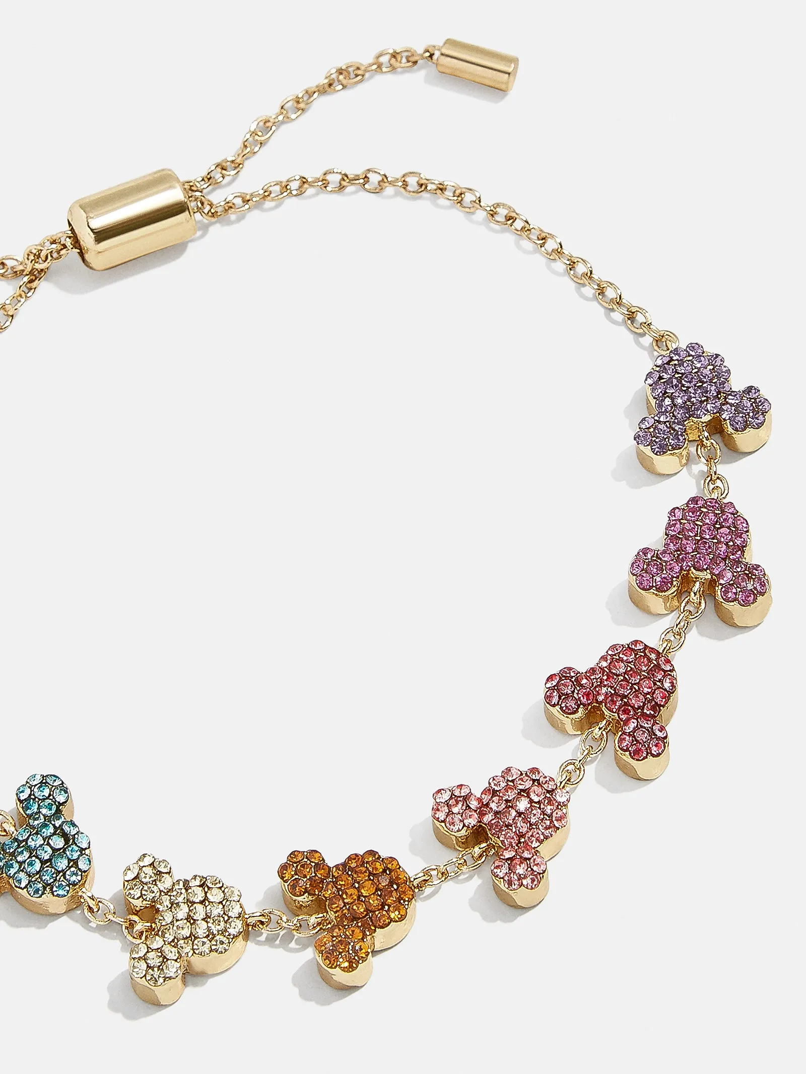 Mickey Mouse Disney Pavé Pull-Tie Bracelet sold by BaubleBar