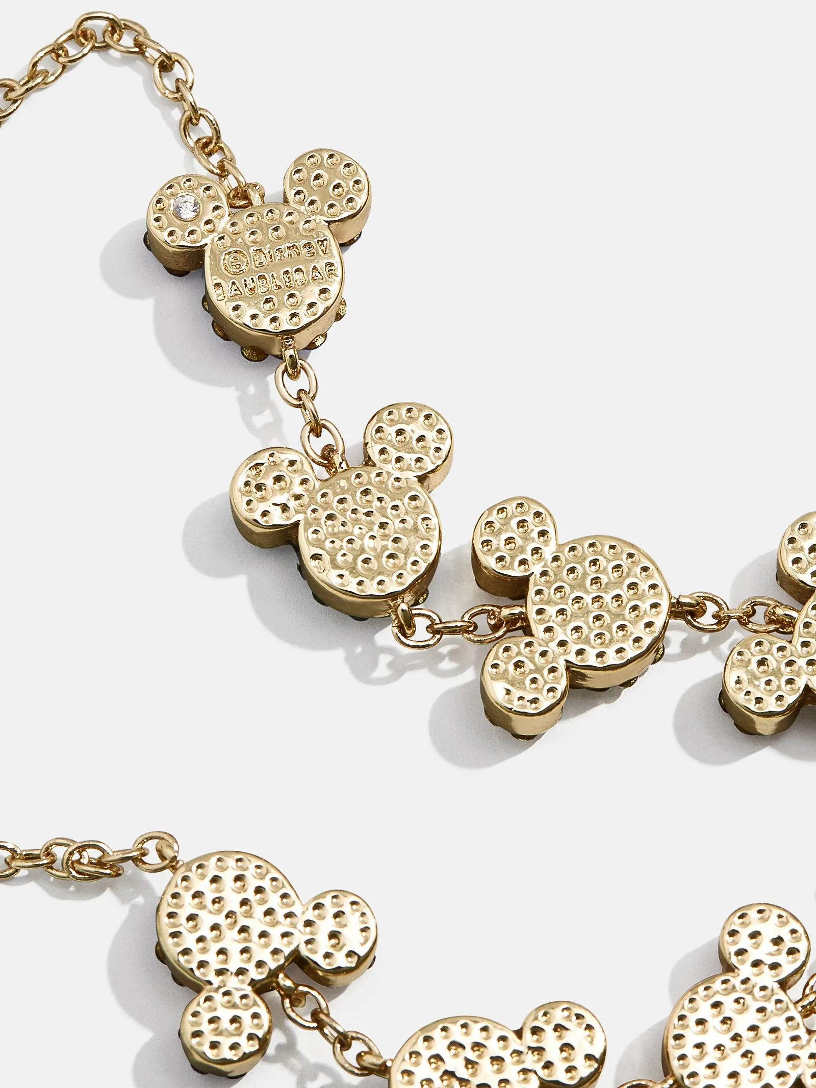 Mickey Mouse Disney Pavé Pull-Tie Bracelet sold by BaubleBar product image thumbnail 4