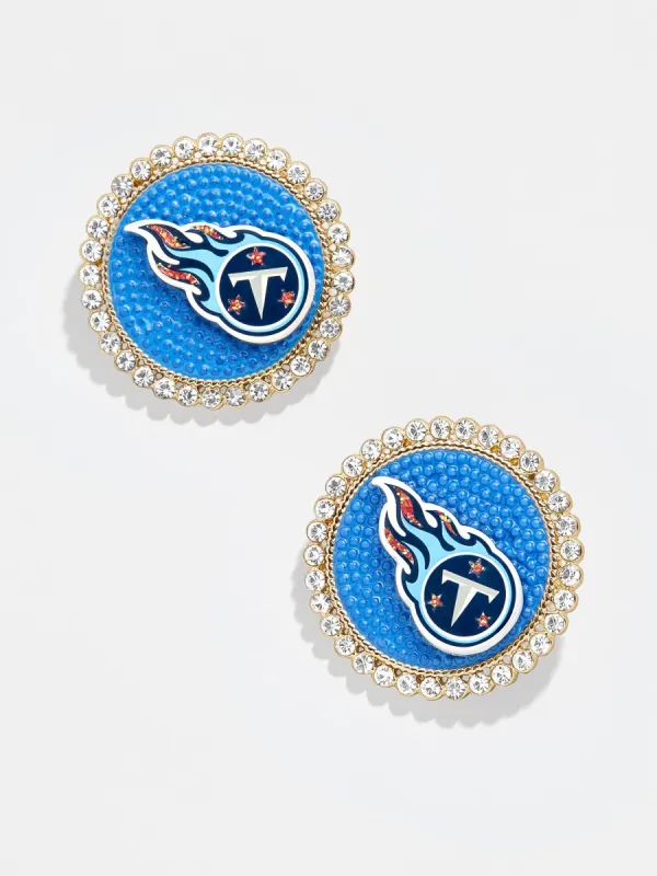 Tennessee Titans NFL Statement Stud Earrings - Tennessee Titans sold by BaubleBar