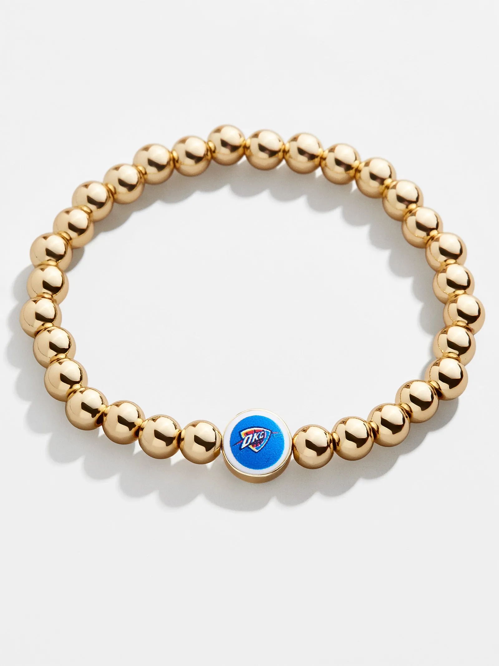 Oklahoma City Thunder Gold Pisa Bracelet - Oklahoma City Thunder sold by BaubleBar product image thumbnail 4