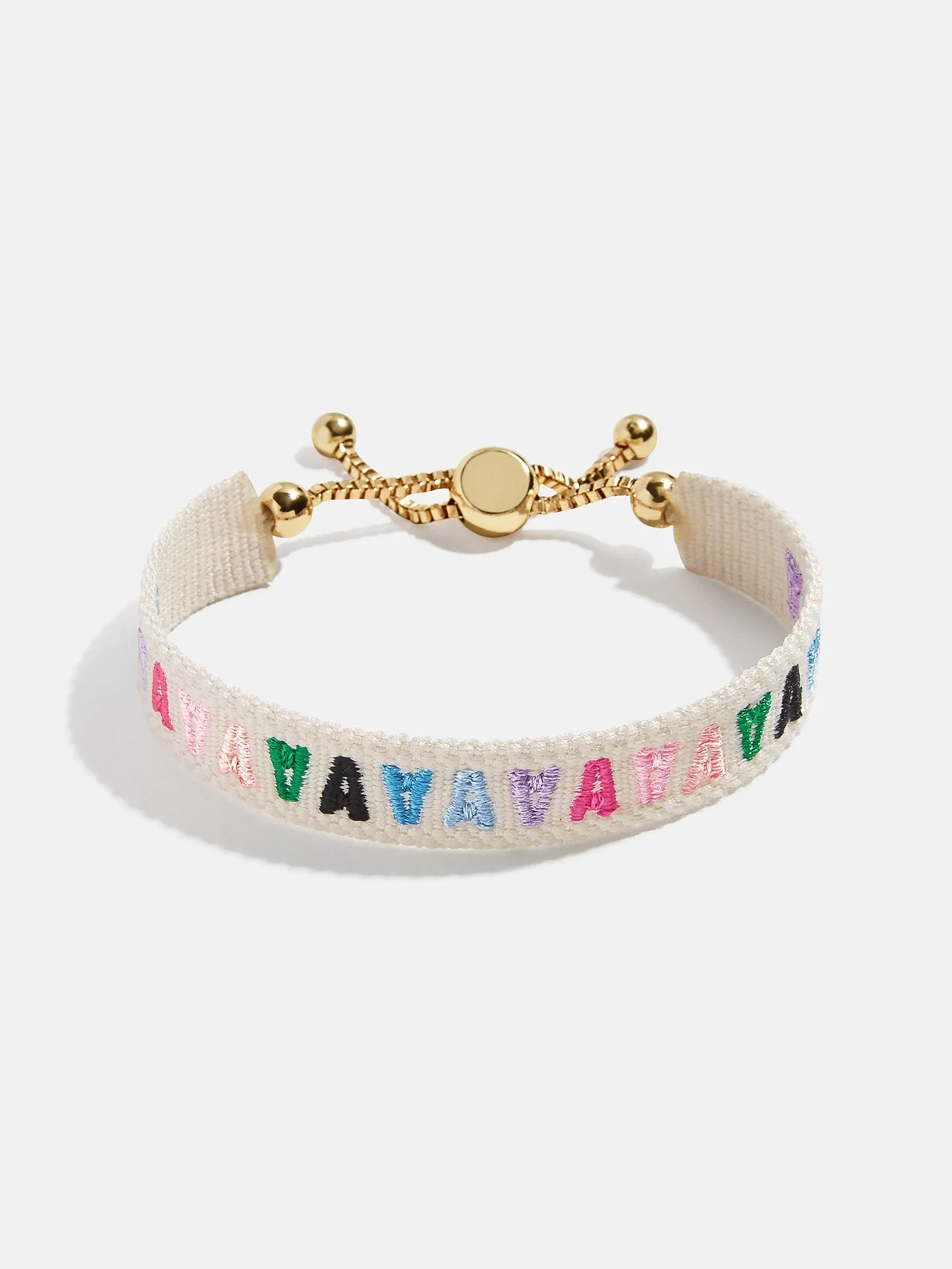 Initial Woven Friendship Bracelet - Multi sold by BaubleBar product image thumbnail 3