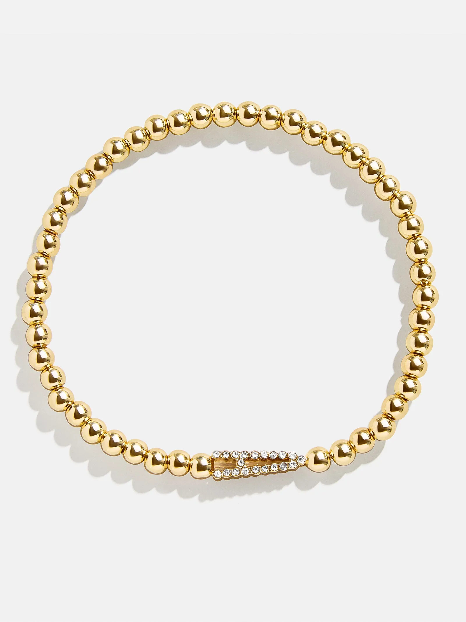 East West Initial Pisa Bracelet - Gold/Pavé sold by BaubleBar product image thumbnail 4