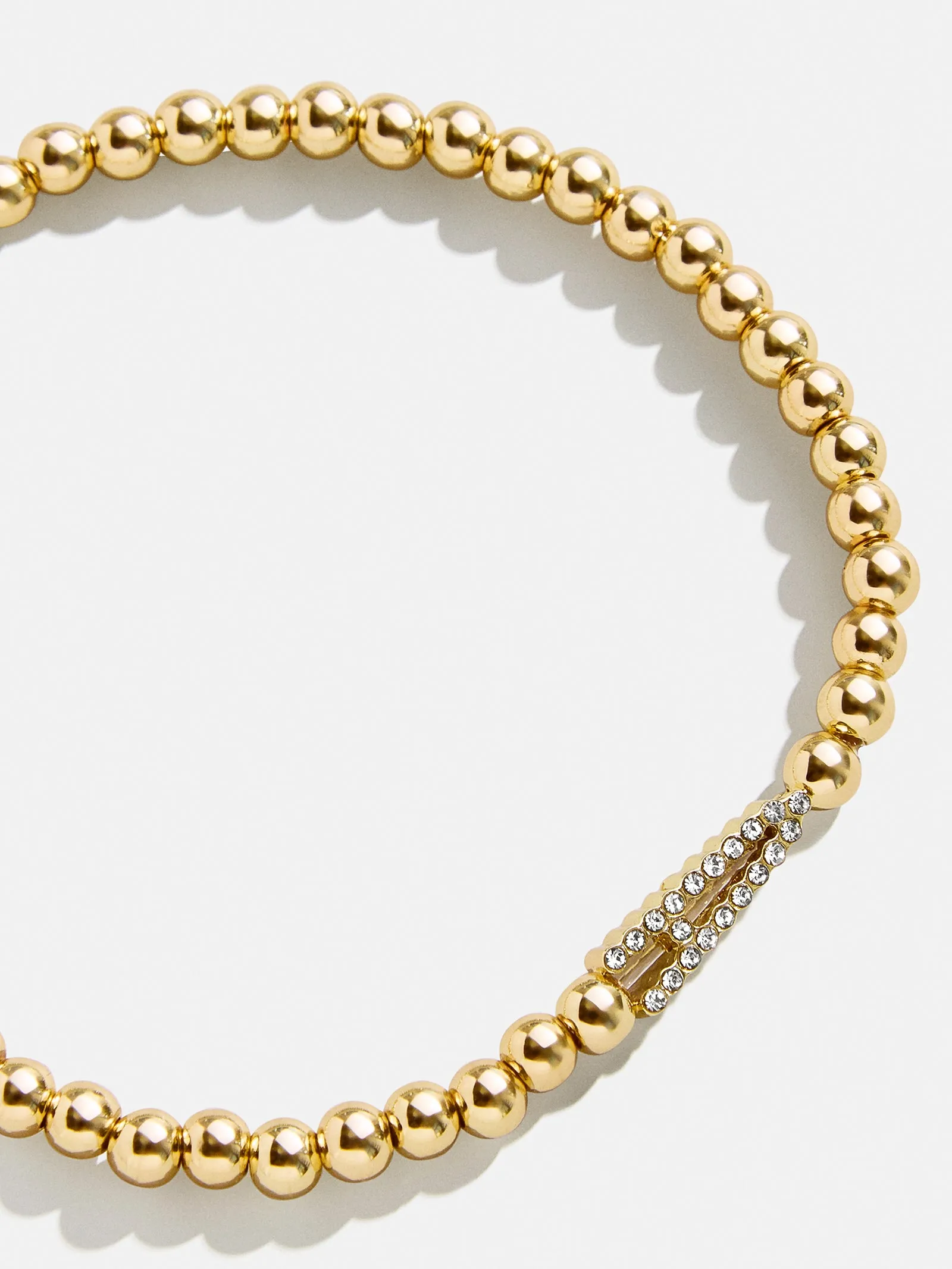 East West Initial Pisa Bracelet - Gold/Pavé sold by BaubleBar product image thumbnail 2