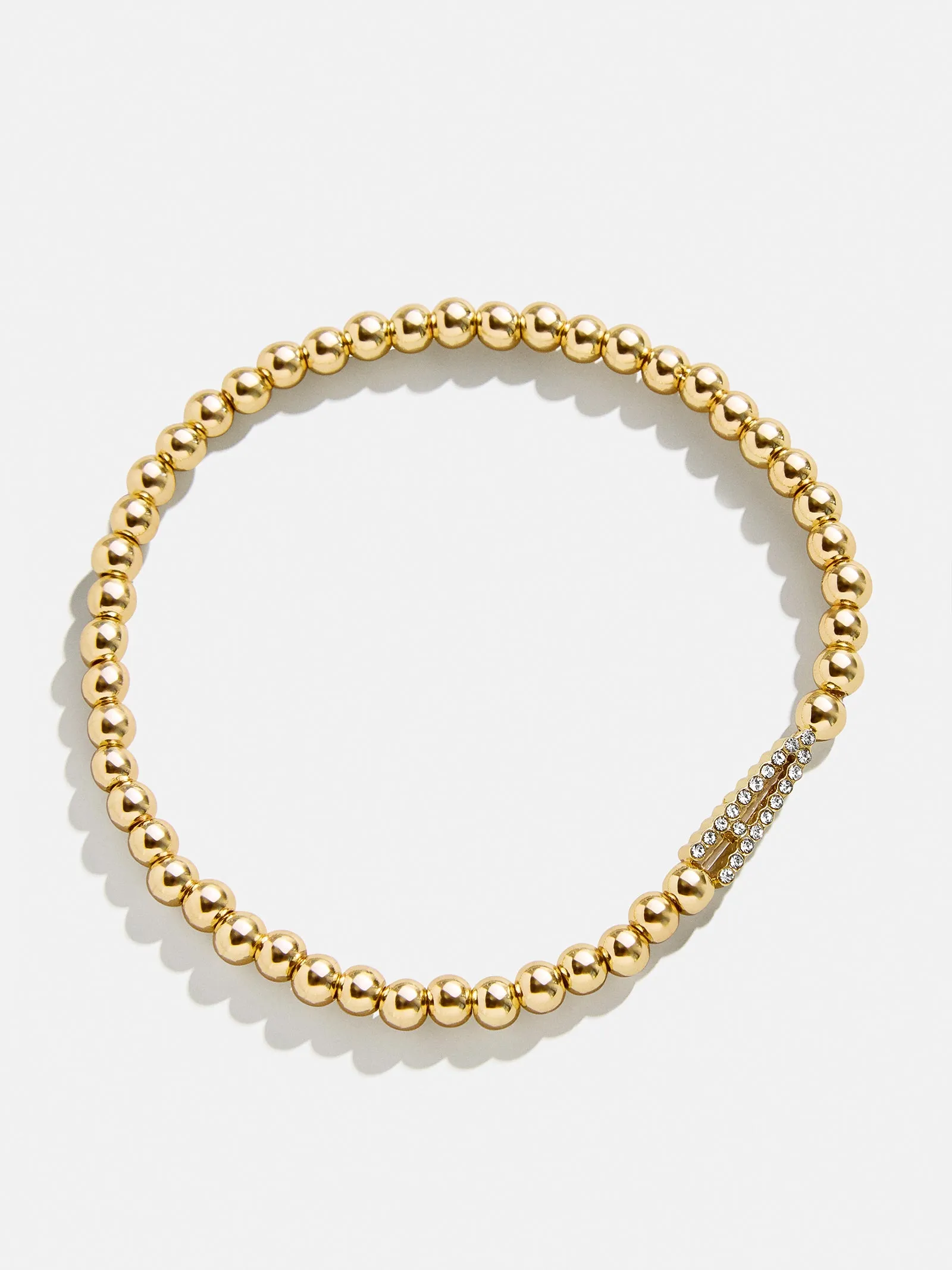 East West Initial Pisa Bracelet - Gold/Pavé sold by BaubleBar product image thumbnail 3