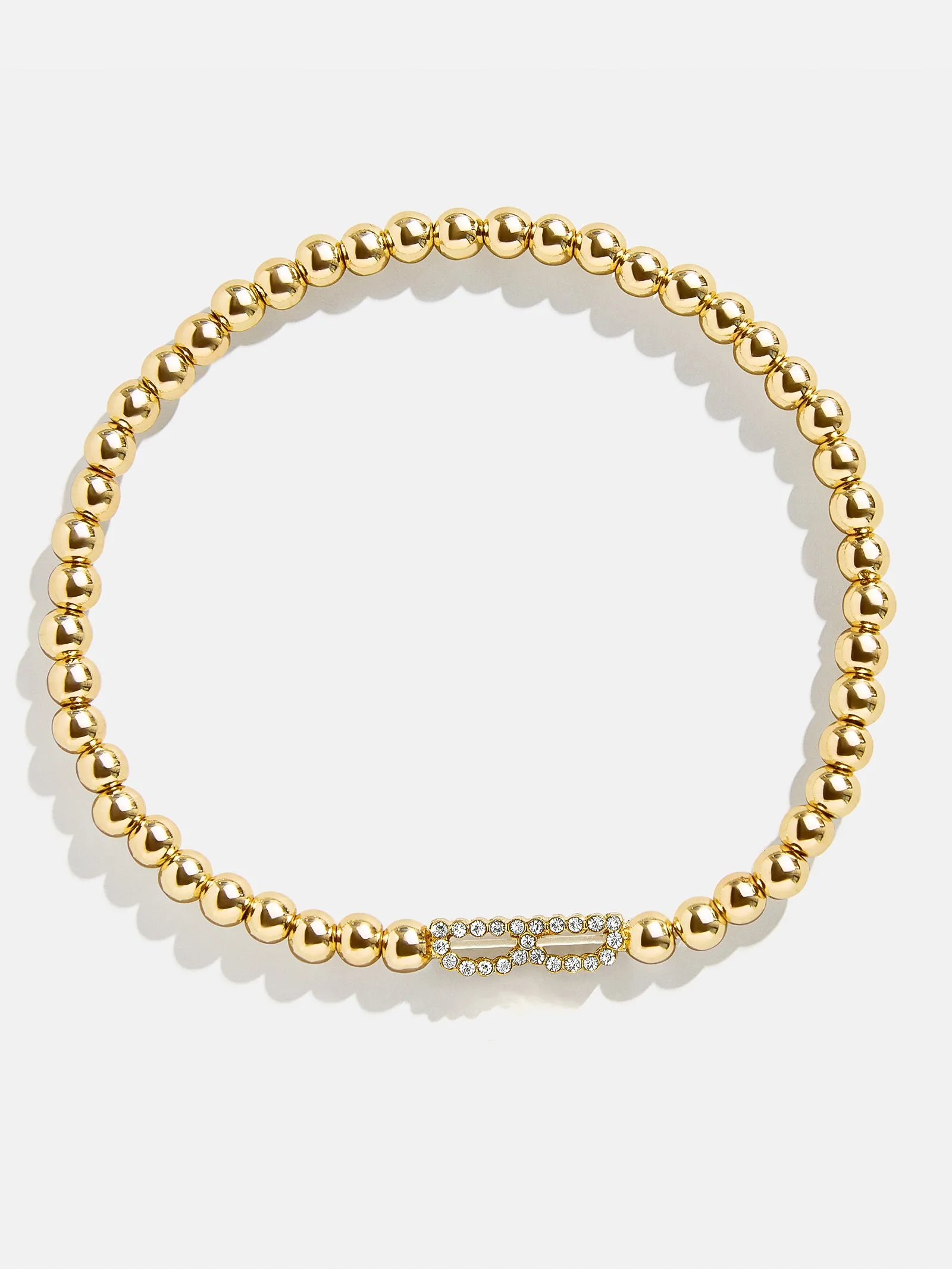 East West Initial Pisa Bracelet - Gold/Pavé sold by BaubleBar product image thumbnail 5