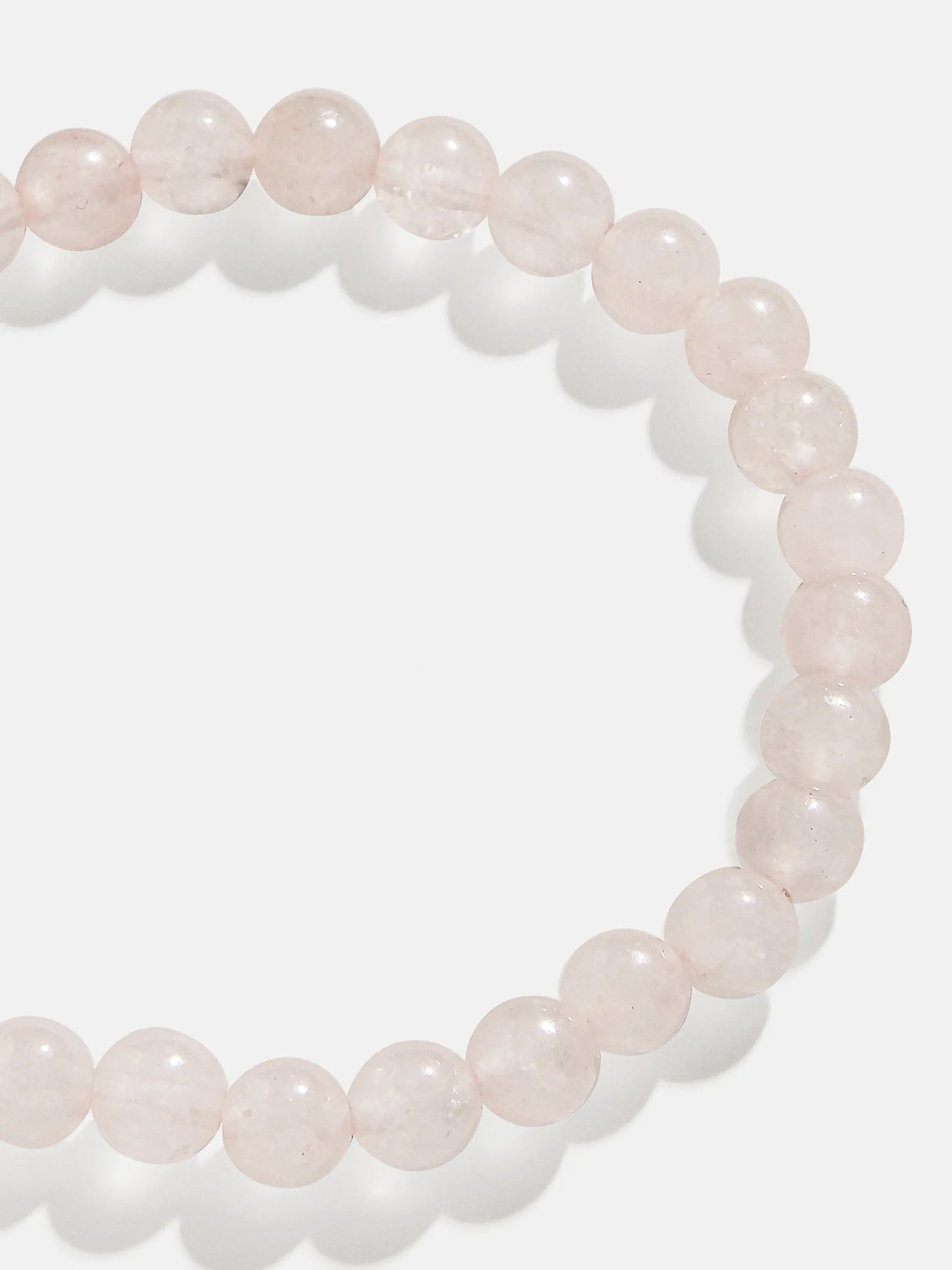 Cameron Semi-Precious Bracelet - Rose Quartz Stone sold by BaubleBar