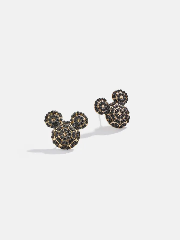 Mickey Mouse Disney Spiderweb Stud Earrings - Disney Spiderweb Stud Earrings sold by BaubleBar