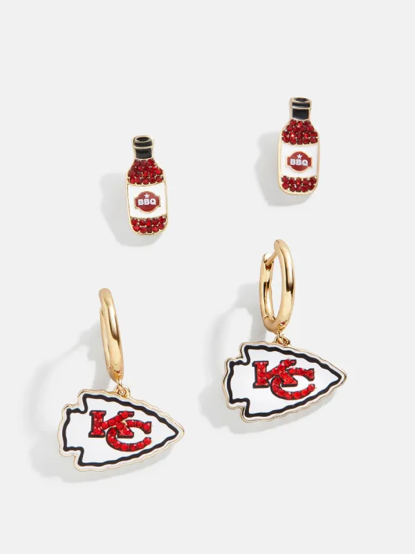 Kansas City Chiefs NFL Earring Set - Kansas City Chiefs sold by BaubleBar