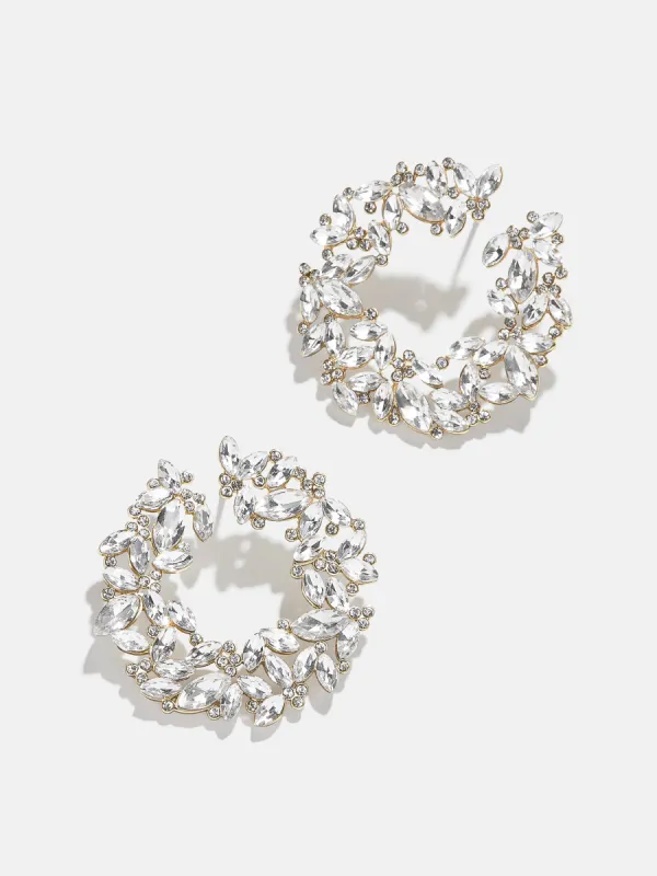 Ellis Earrings - Clear sold by BaubleBar