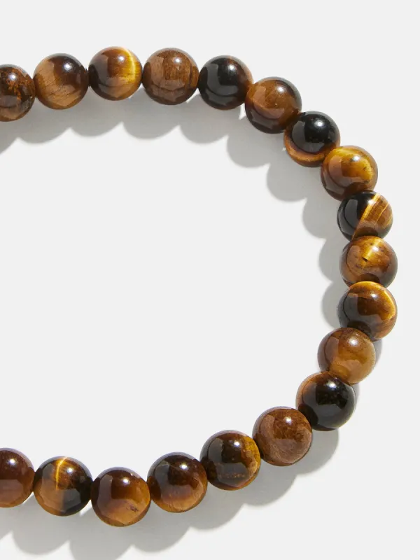 Cameron Semi-Precious Bracelet - Tiger's Eye sold by BaubleBar
