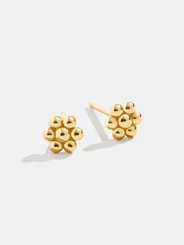 Dahlia 18K Gold Earrings - Gold sold by BaubleBar