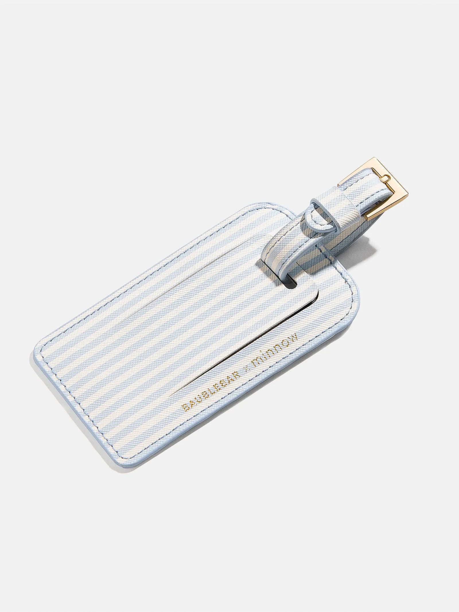 Minnow x BaubleBar Luggage Tag - Slate Floral sold by BaubleBar product image thumbnail 2
