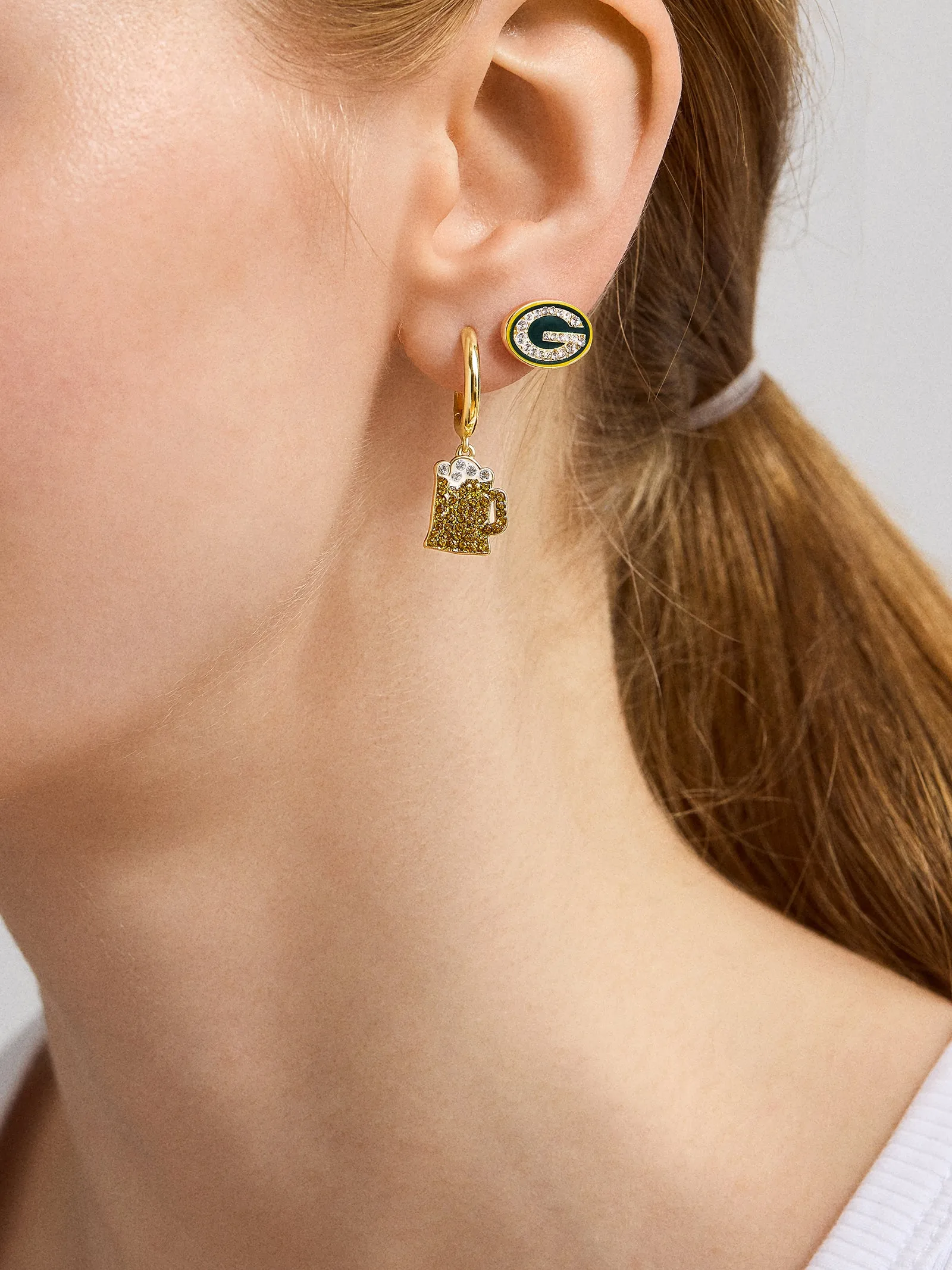 NFL Earring Set - Green Bay Packers sold by BaubleBar product image thumbnail 2