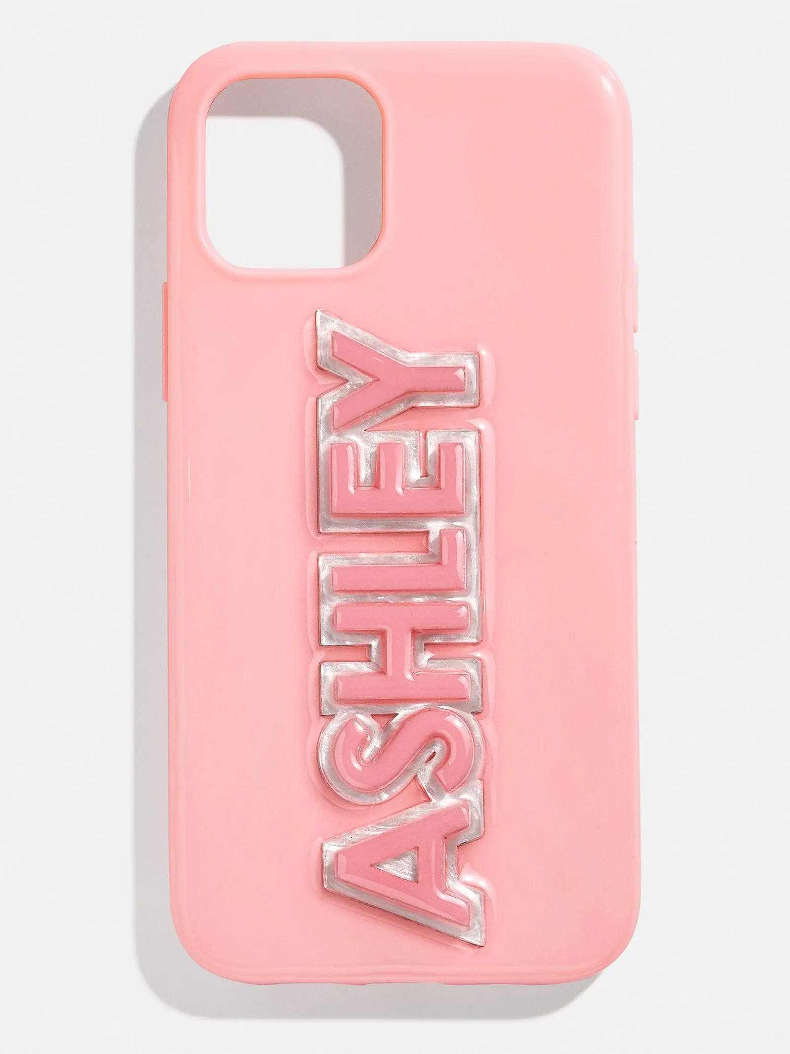 Block Font Custom iPhone Case - Blush/Blush sold by BaubleBar