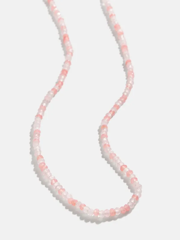 Valentina Semi-Precious Necklace - Blush sold by BaubleBar