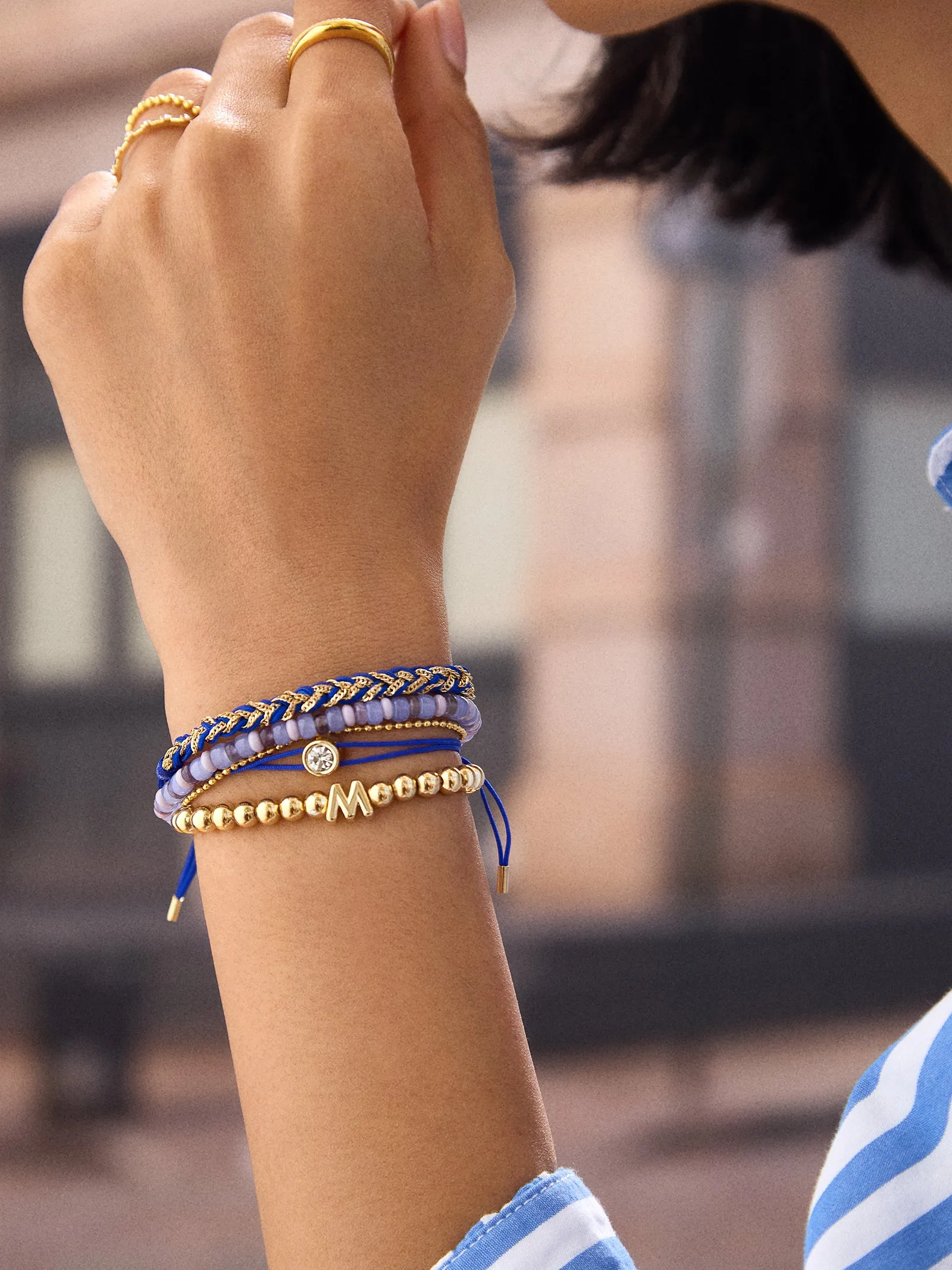 Gina Bracelet - Lavender sold by BaubleBar product image thumbnail 2