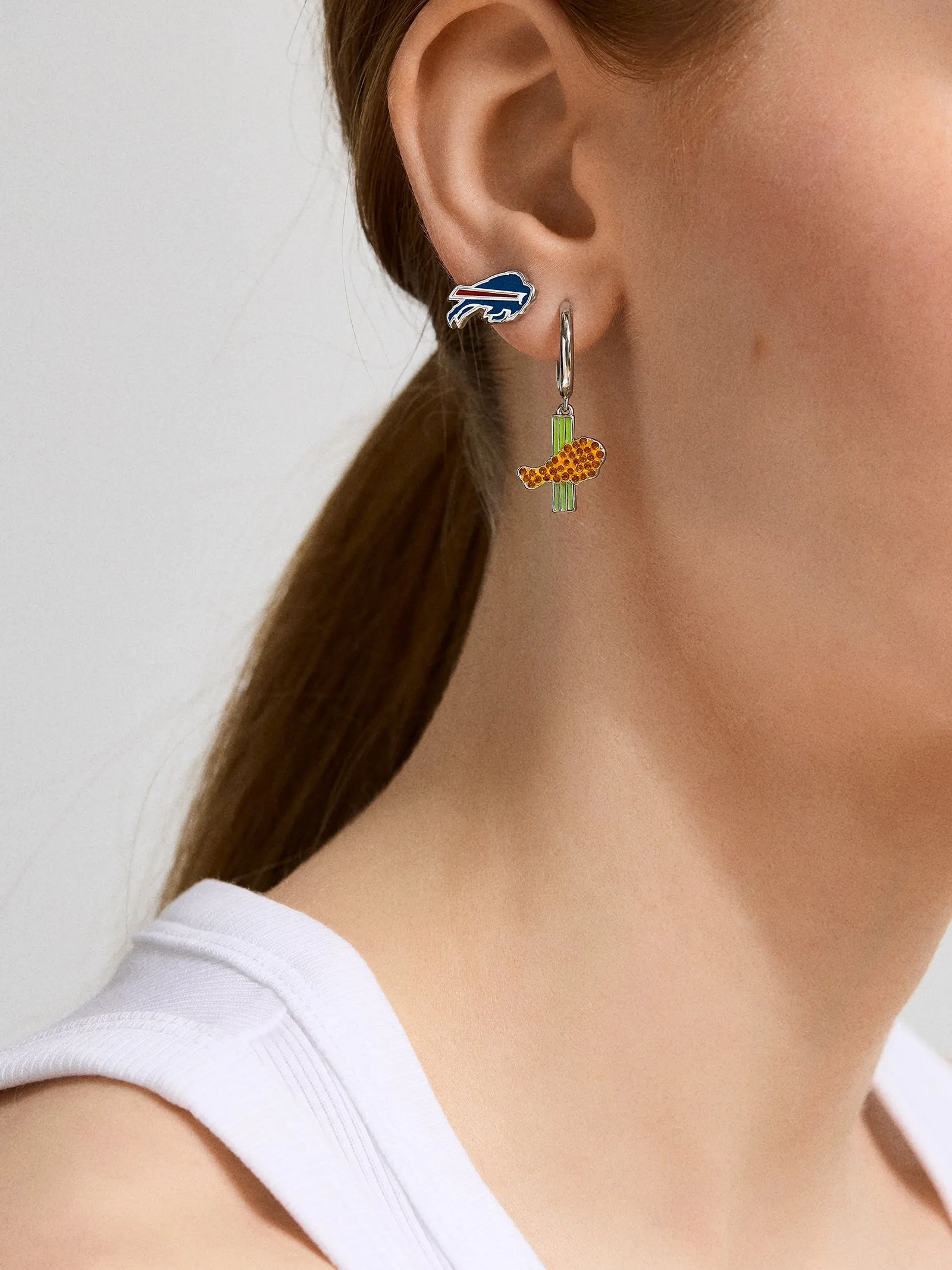 Buffalo Bills NFL Earring Set - Buffalo Bills sold by BaubleBar product image thumbnail 2