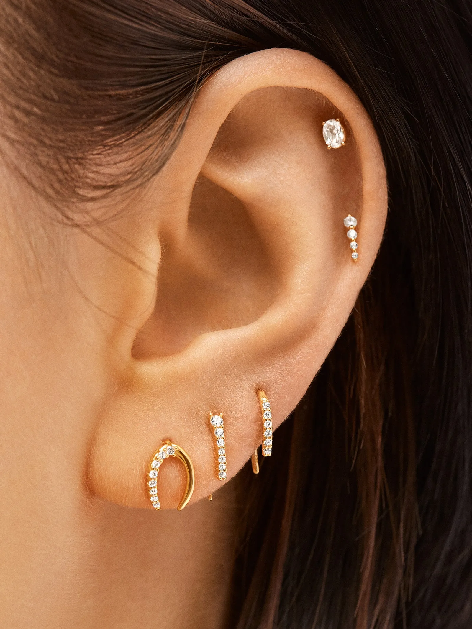 Libby 18K Gold Earring Set - Gold sold by BaubleBar product image thumbnail 2