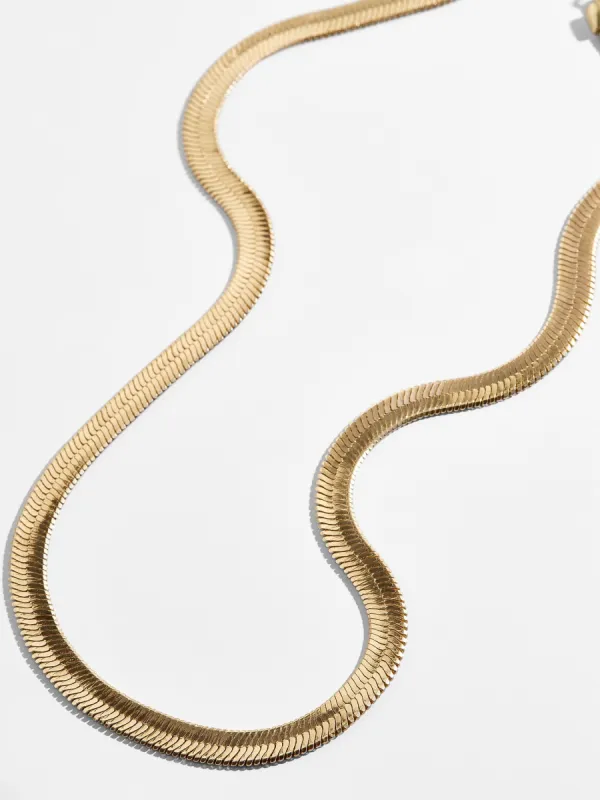 Gia Necklace - Gold Plated Brass sold by BaubleBar