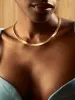 Gia Necklace - Gold Plated Brass sold by BaubleBar
