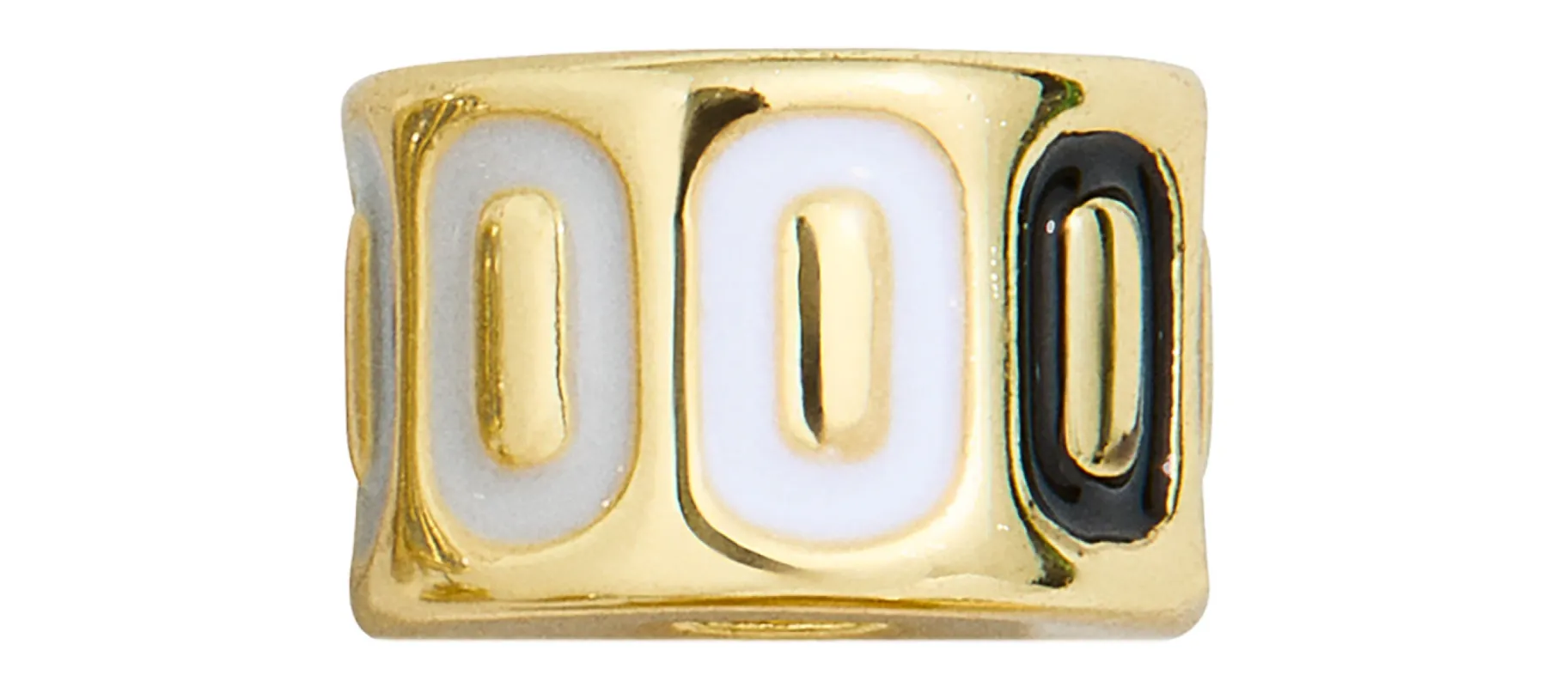 Neutral Initial 360 Spinner Charm - O sold by BaubleBar