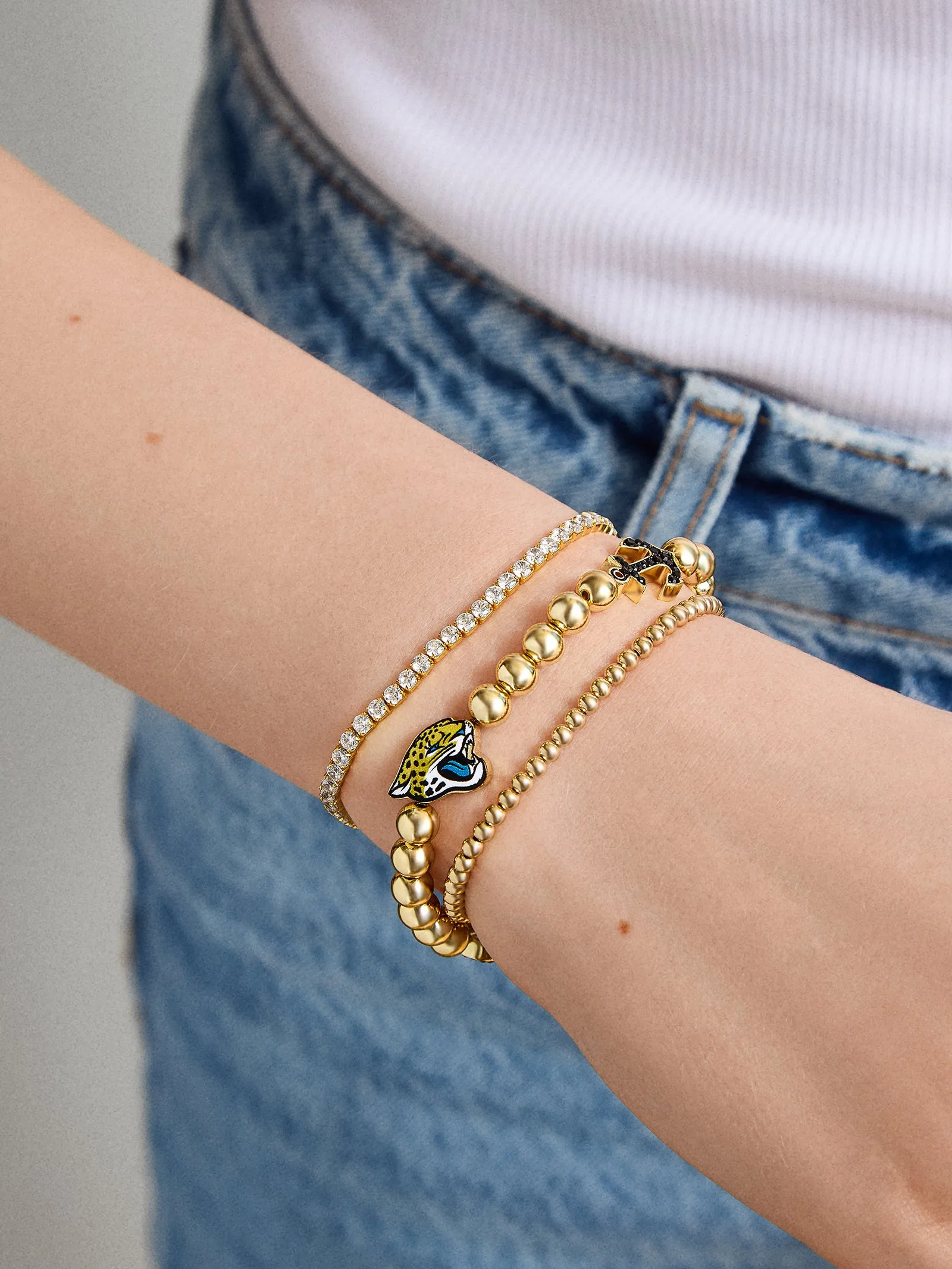 NFL Pisa Charm Bracelet - Jacksonville Jaguars sold by BaubleBar product image thumbnail 2