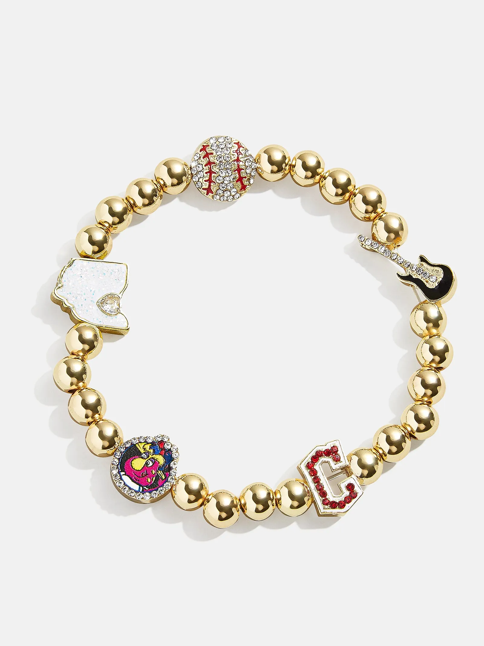 MLB Pisa Charm Bracelet - Cleveland Guardians sold by BaubleBar