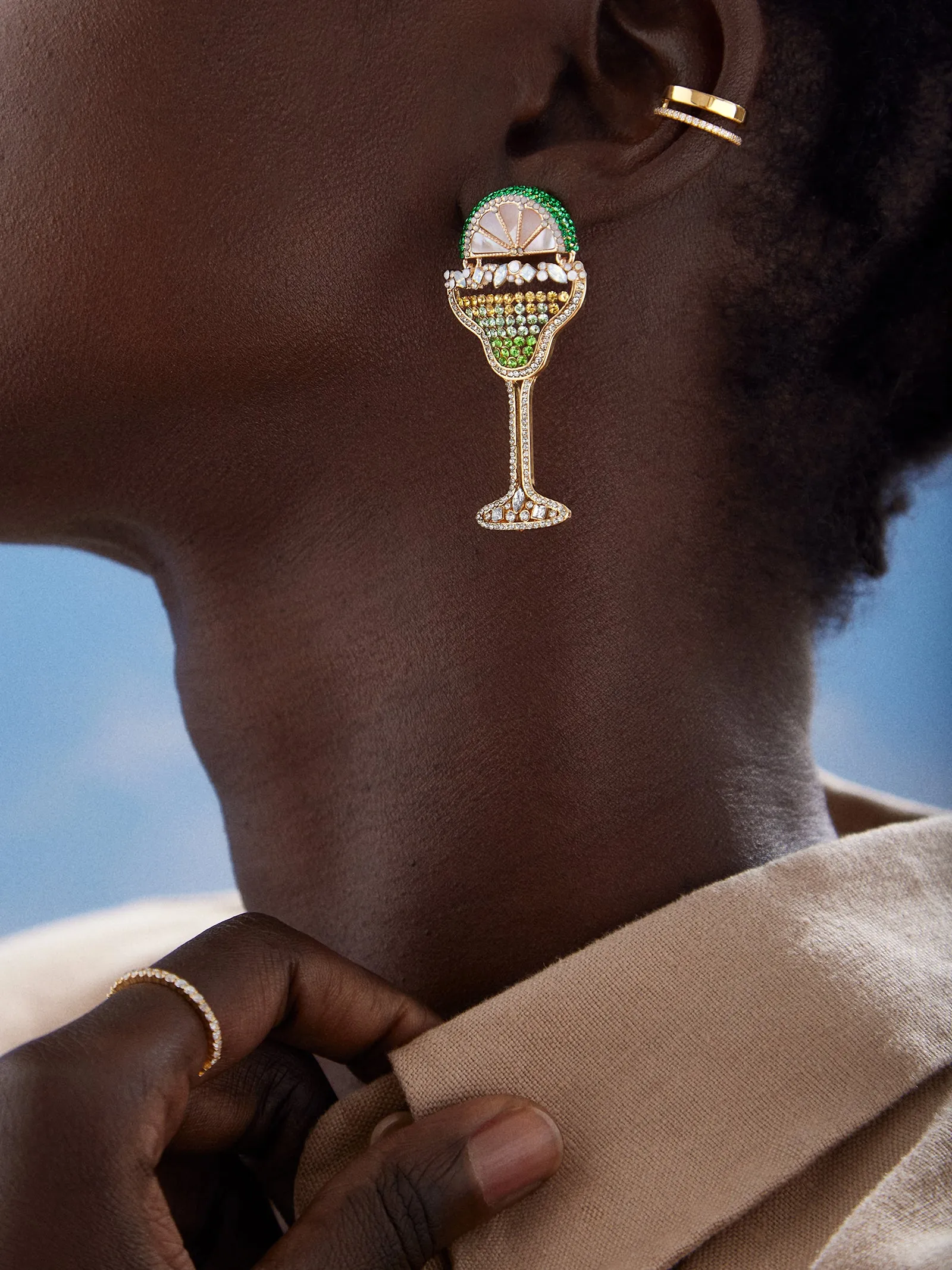 On the Rocks Earrings - On the Rocks Earrings sold by BaubleBar product image thumbnail 2