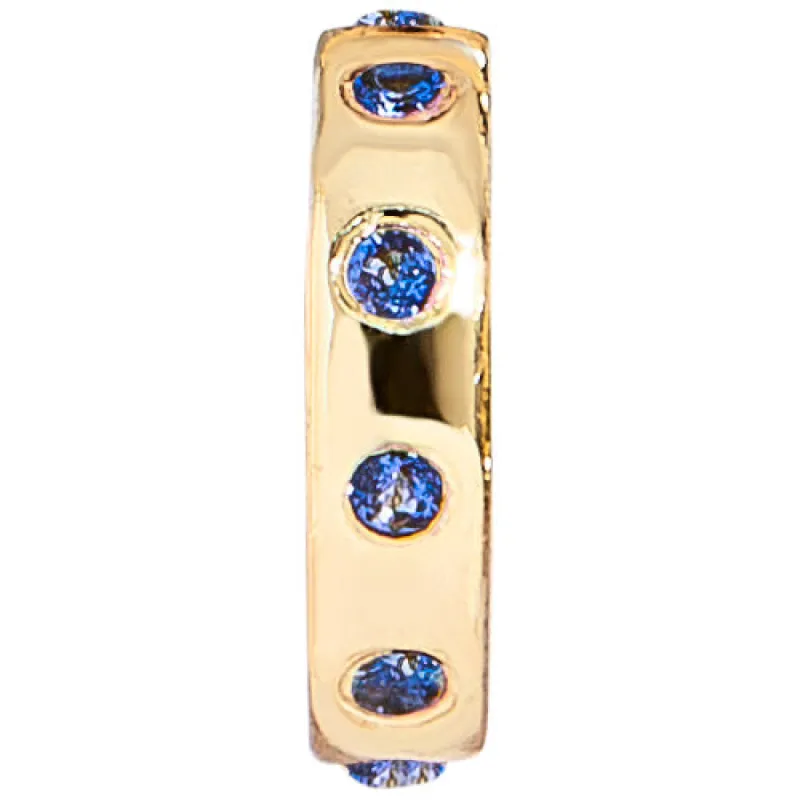 18K Gold Birthstone Charm Beads - Sapphire sold by BaubleBar