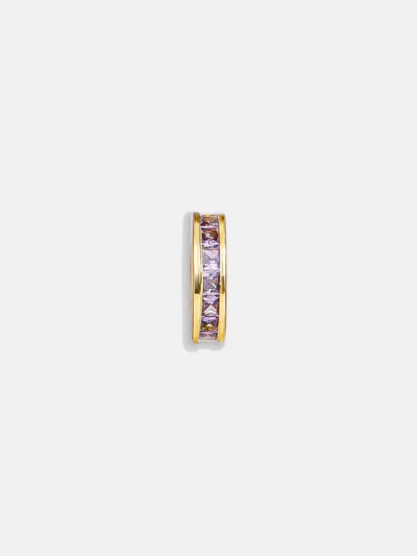 Birthstone Bead Charm - Light Amethyst sold by BaubleBar