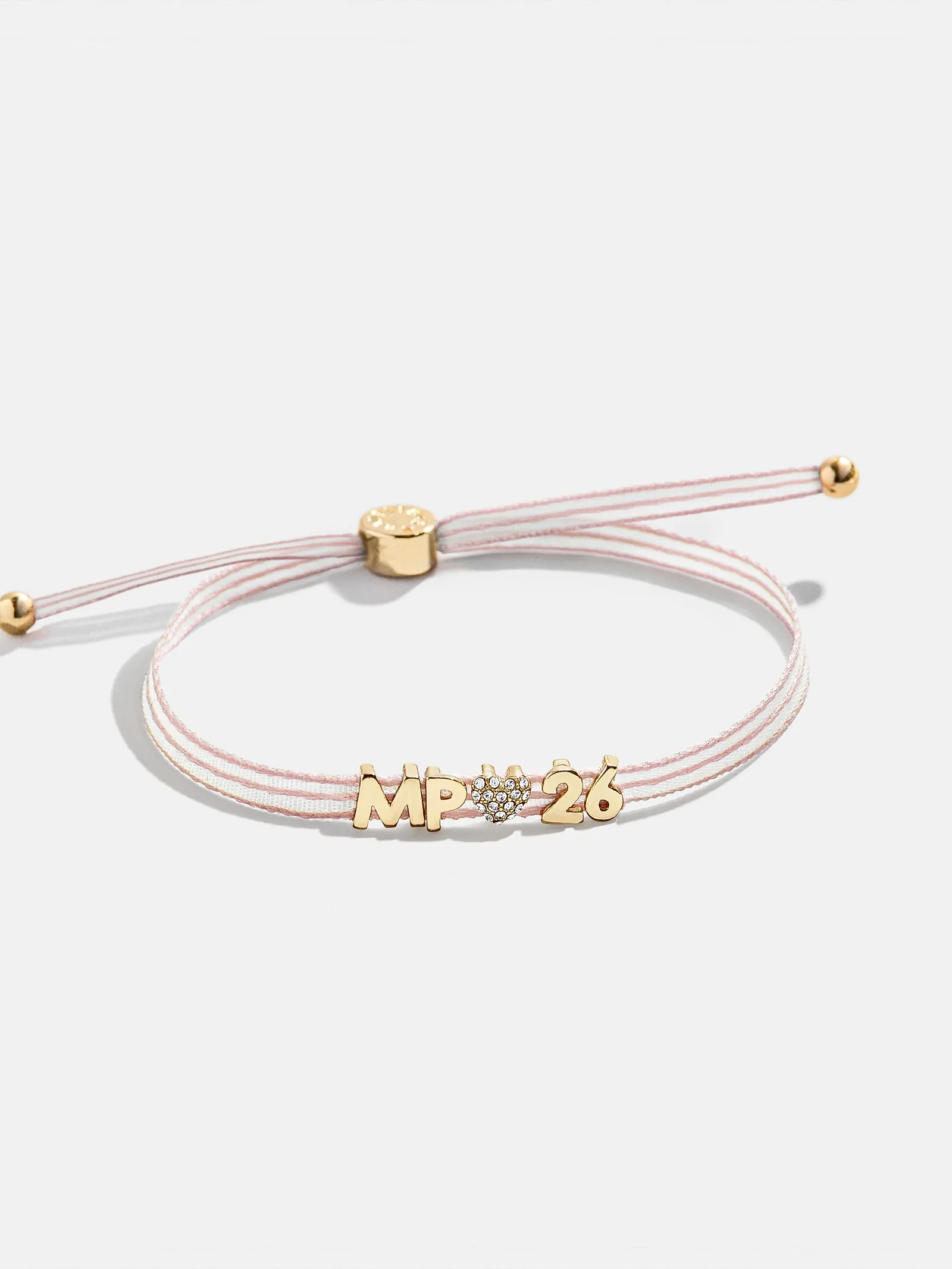 Custom Ribbon Bracelet - Light Pink Ribbon sold by BaubleBar product image thumbnail 3