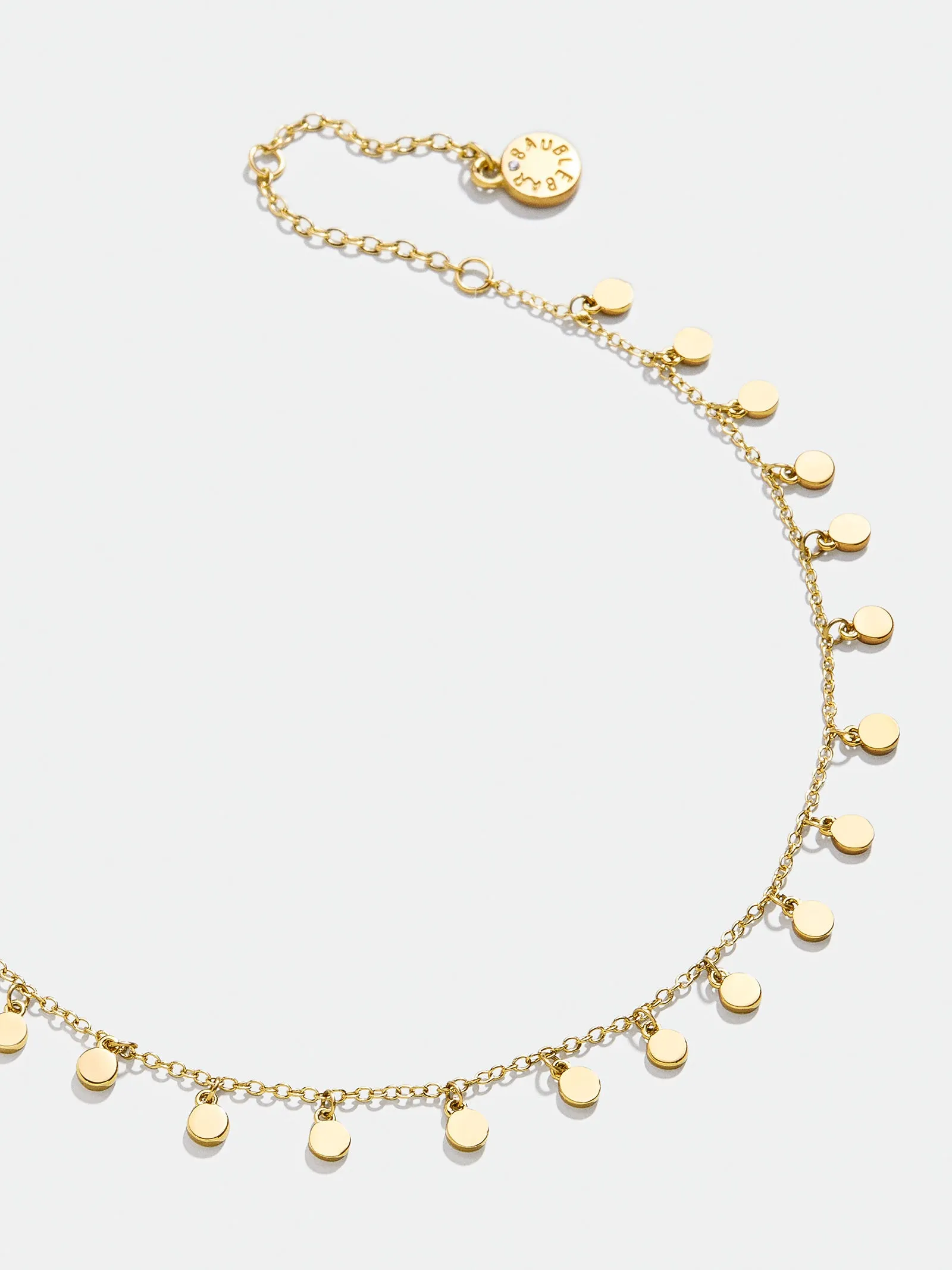 Clio Waterproof Anklet - Gold sold by BaubleBar
