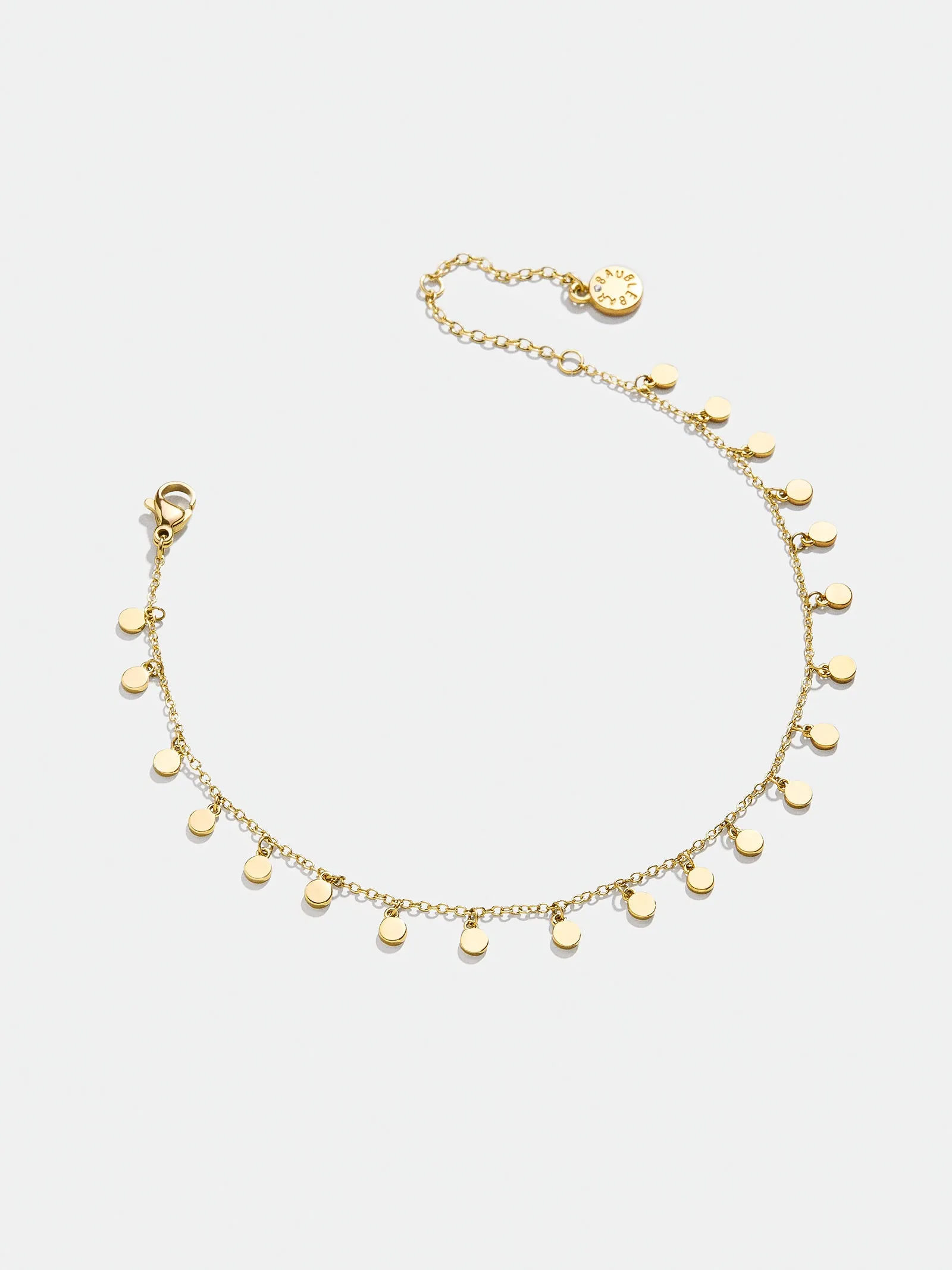 Clio Waterproof Anklet - Gold sold by BaubleBar product image thumbnail 3