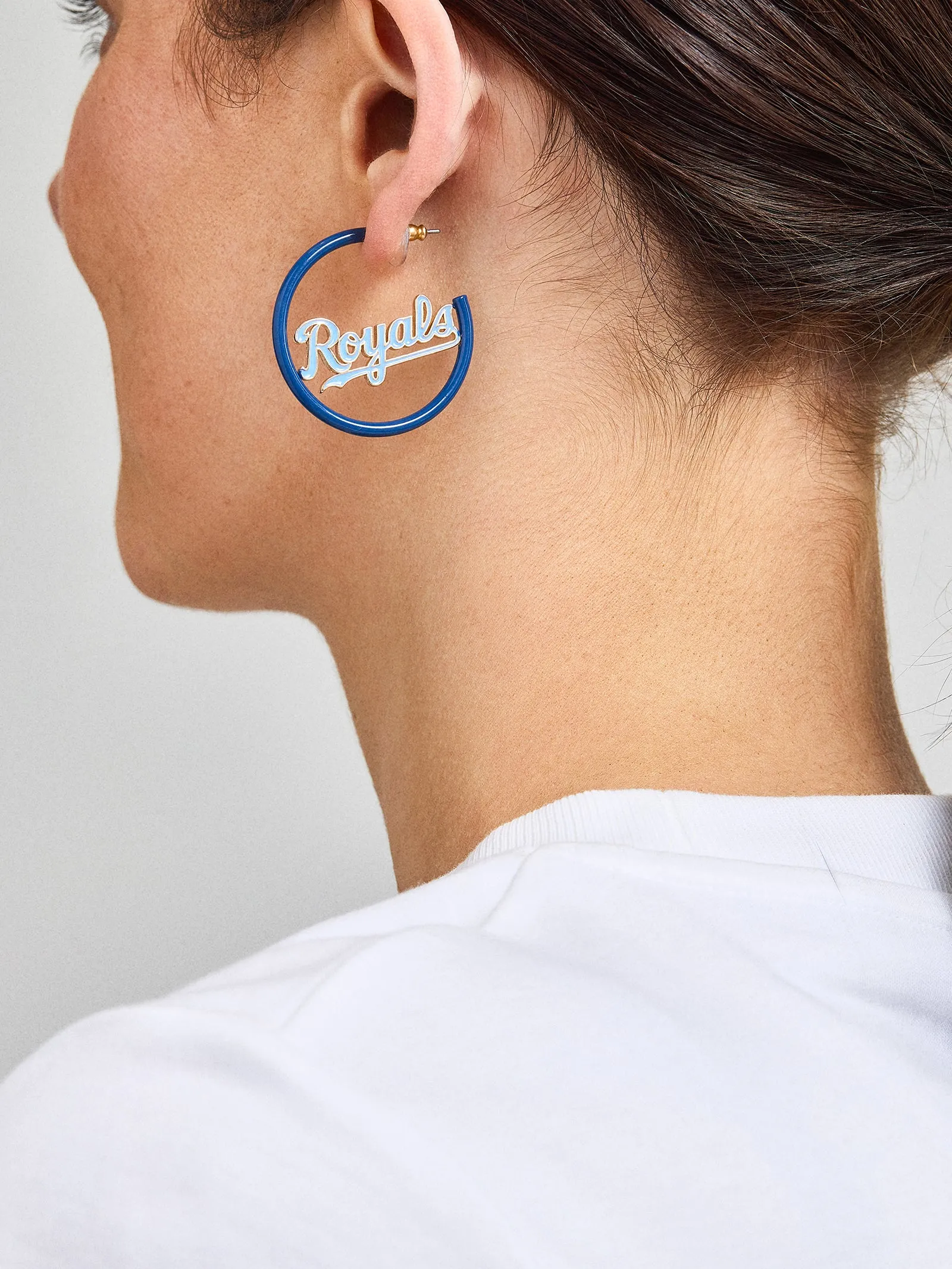 MLB Enamel Hoops - Kansas City Royals sold by BaubleBar product image thumbnail 2