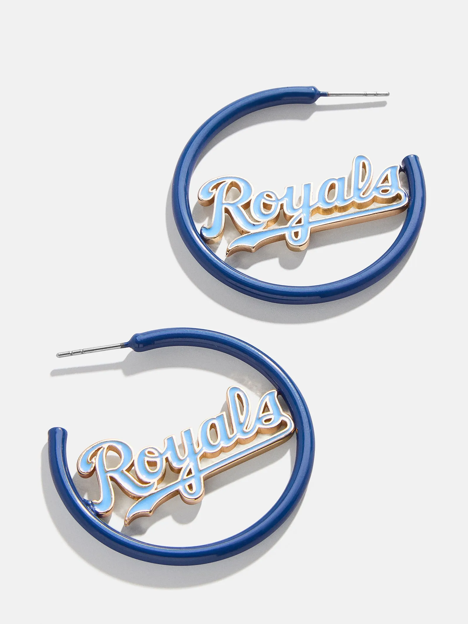 MLB Enamel Hoops - Kansas City Royals sold by BaubleBar