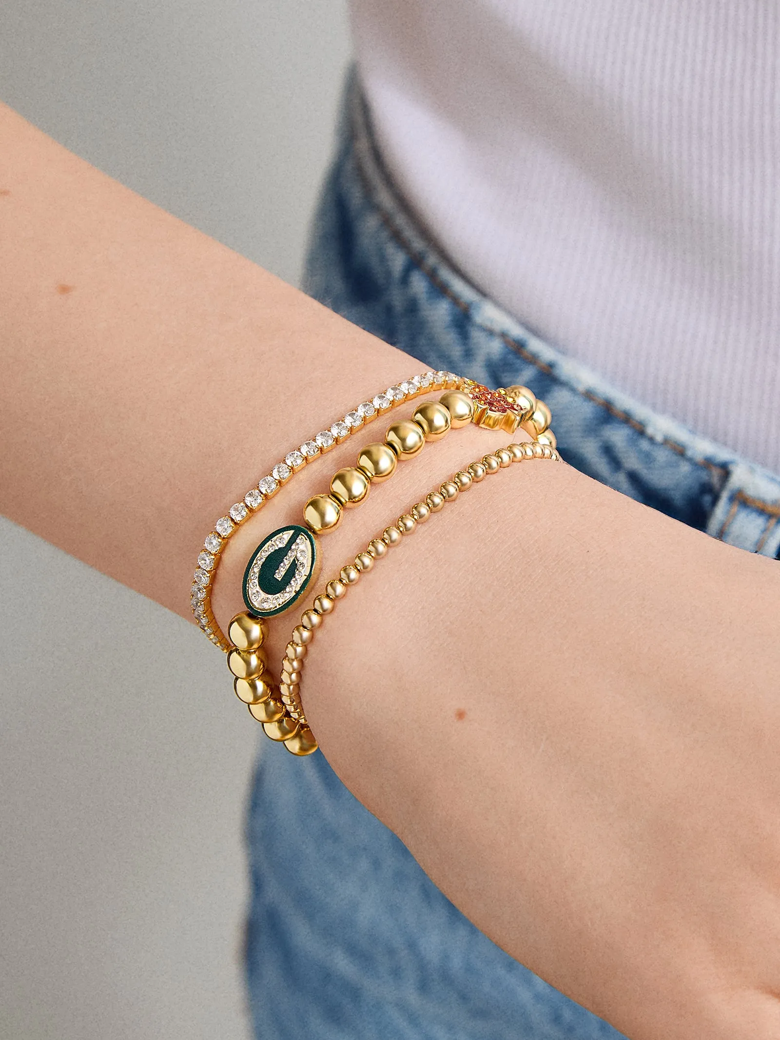 NFL Pisa Charm Bracelet - Green Bay Packers sold by BaubleBar product image thumbnail 2