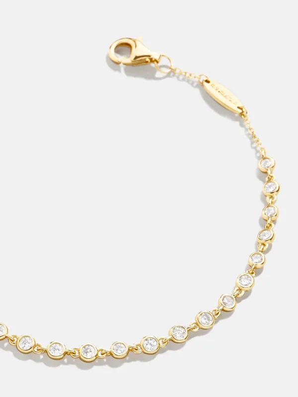 Yesenia 18K Gold Bracelet - Abundance Bezel Stones sold by BaubleBar