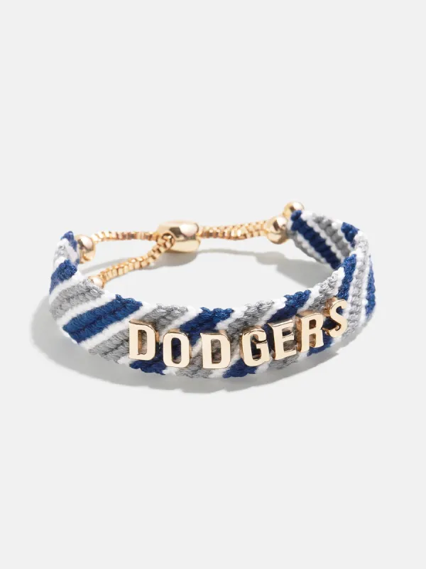 MLB Woven Friendship Bracelet - Los Angeles Dodgers sold by BaubleBar