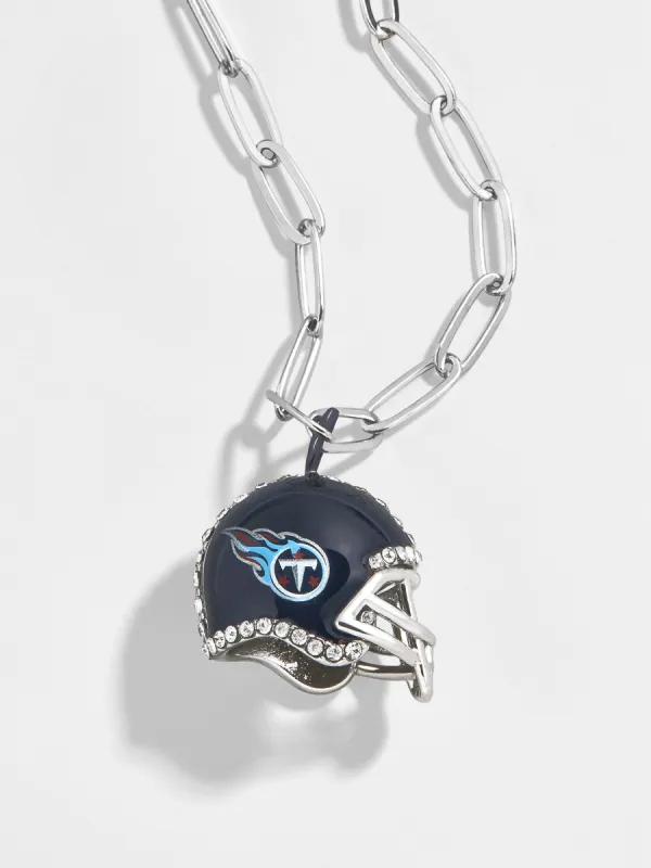 NFL Helmet Charm Necklace - Tennessee Titans sold by BaubleBar
