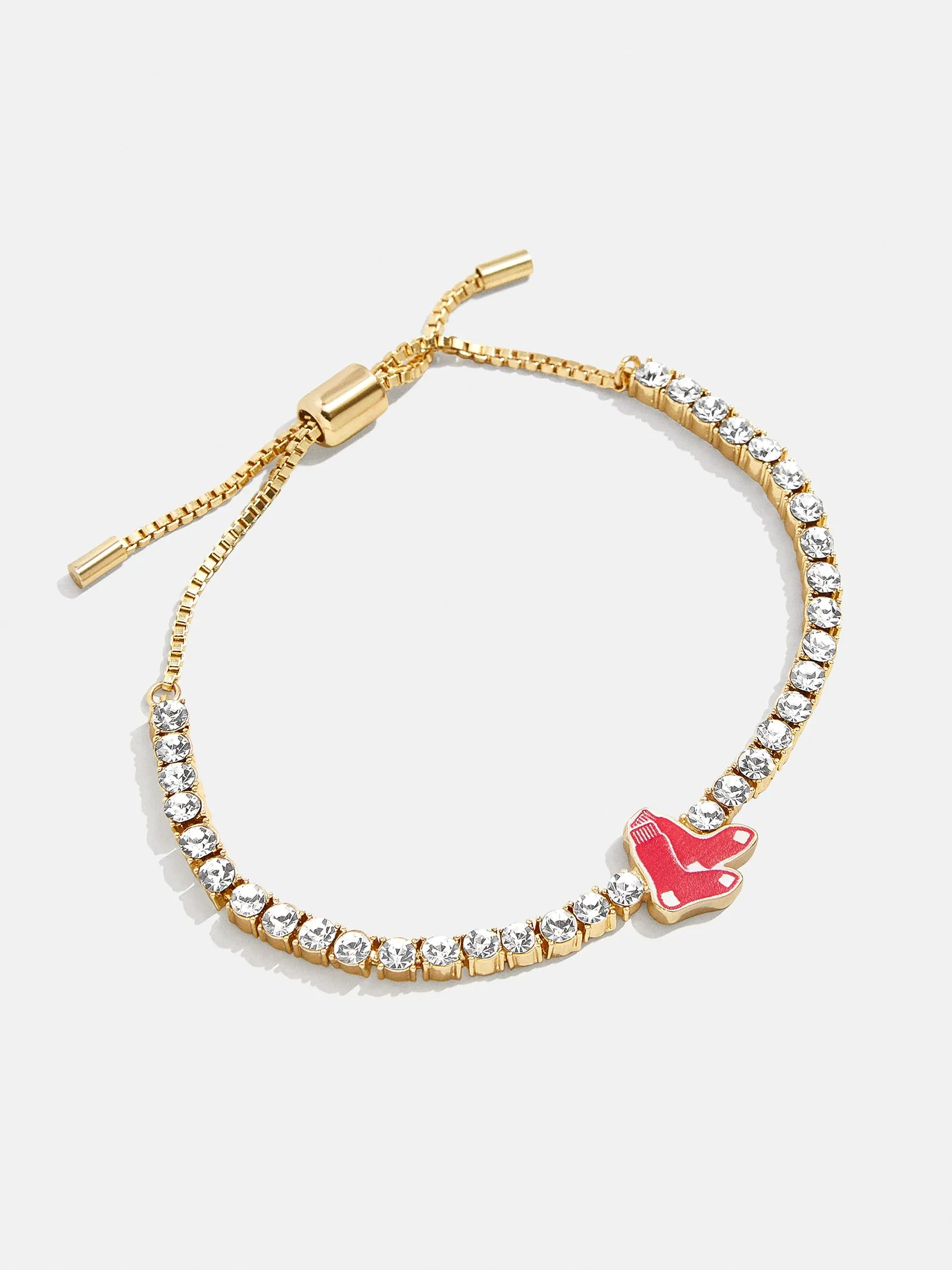MLB Gold Tennis Bracelet - Boston Red Sox sold by BaubleBar product image thumbnail 3