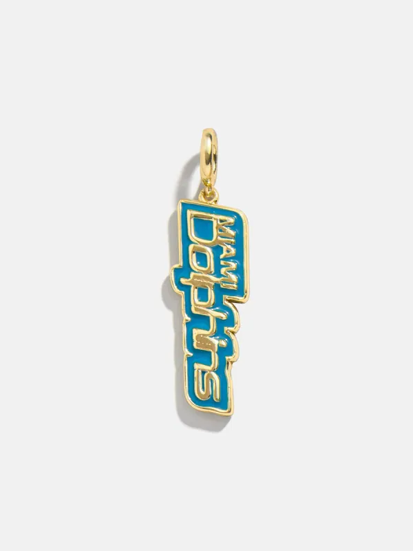 WEAR By Erin Andrews x BaubleBar Miami Dolphins Cluster Charm - Miami Dolphins sold by BaubleBar