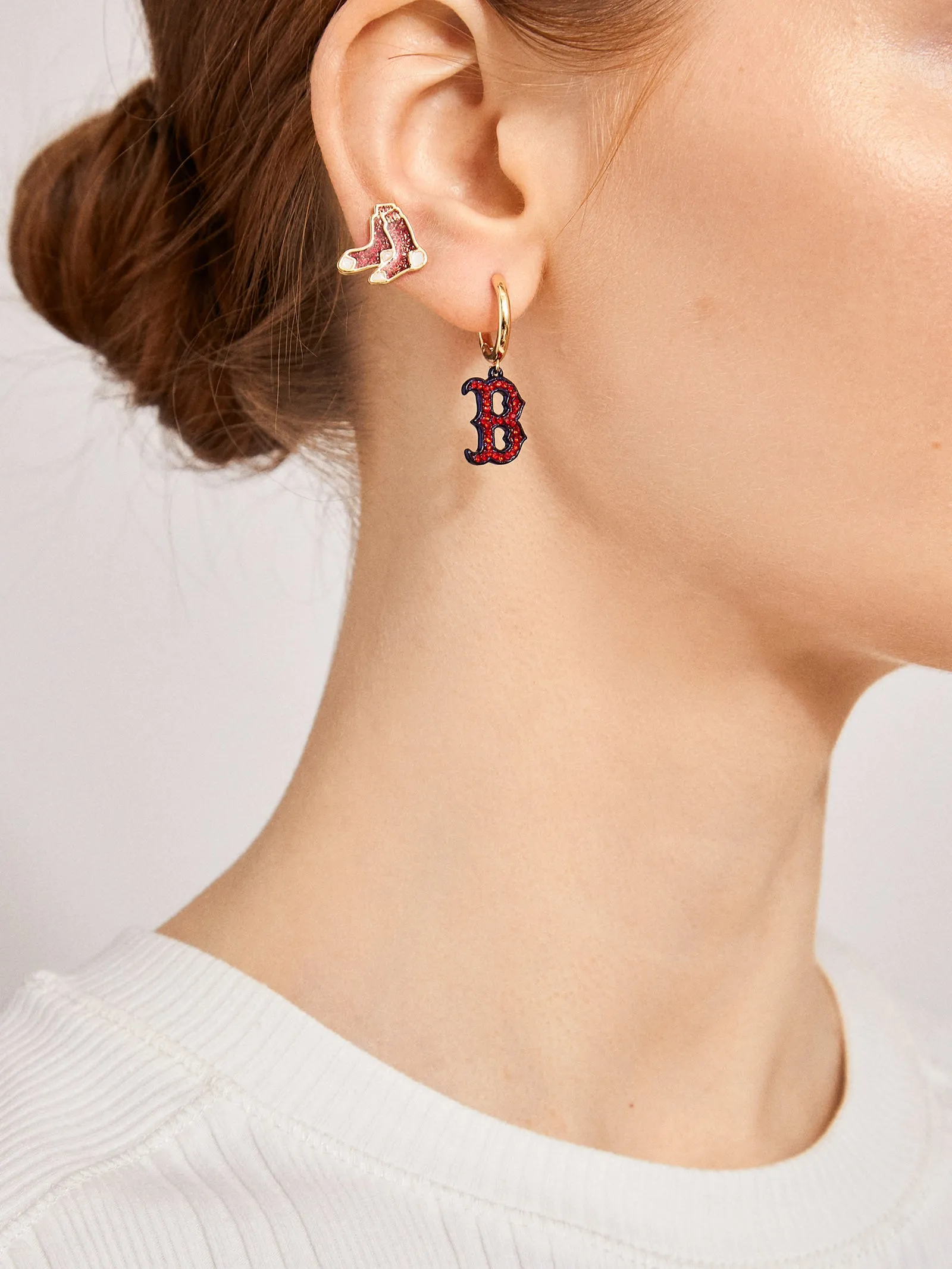MLB Earring Set - Boston Red Sox sold by BaubleBar product image thumbnail 2