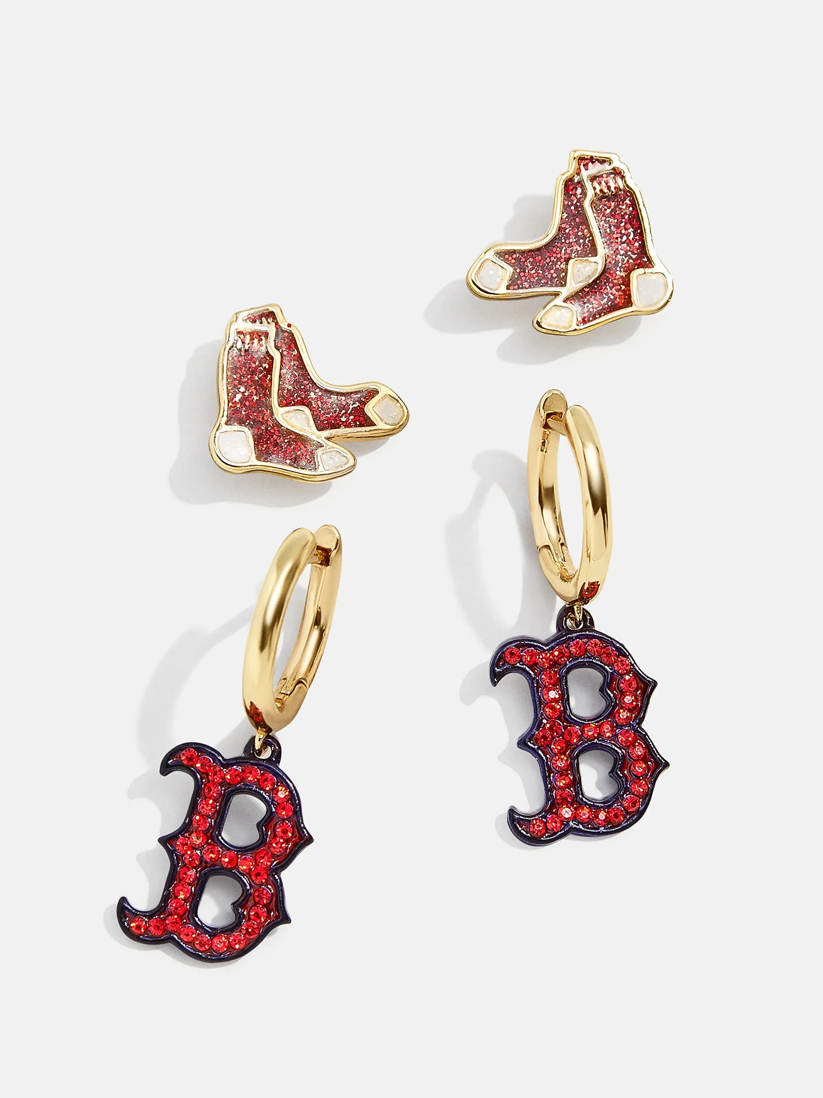 MLB Earring Set - Boston Red Sox sold by BaubleBar