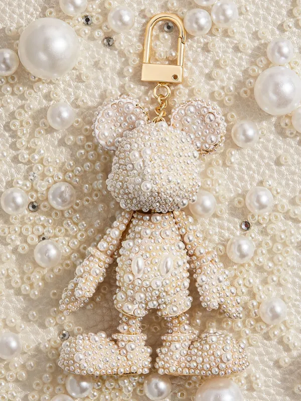 Mickey Mouse Disney Bag Charm - Pearl sold by BaubleBar