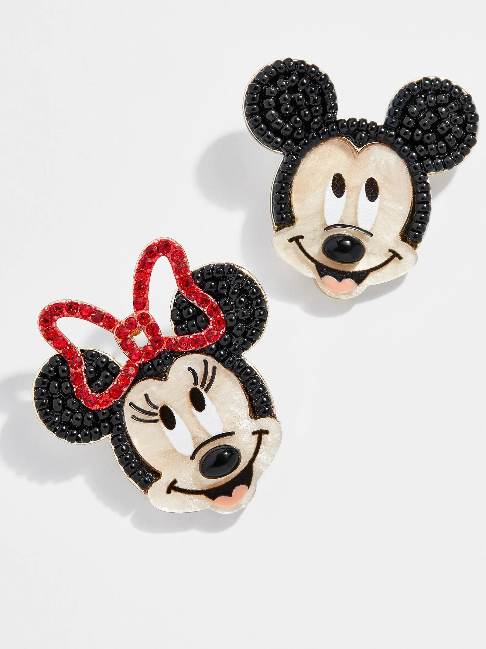 Mickey Mouse and Minnie Mouse Disney Earrings - Black sold by BaubleBar