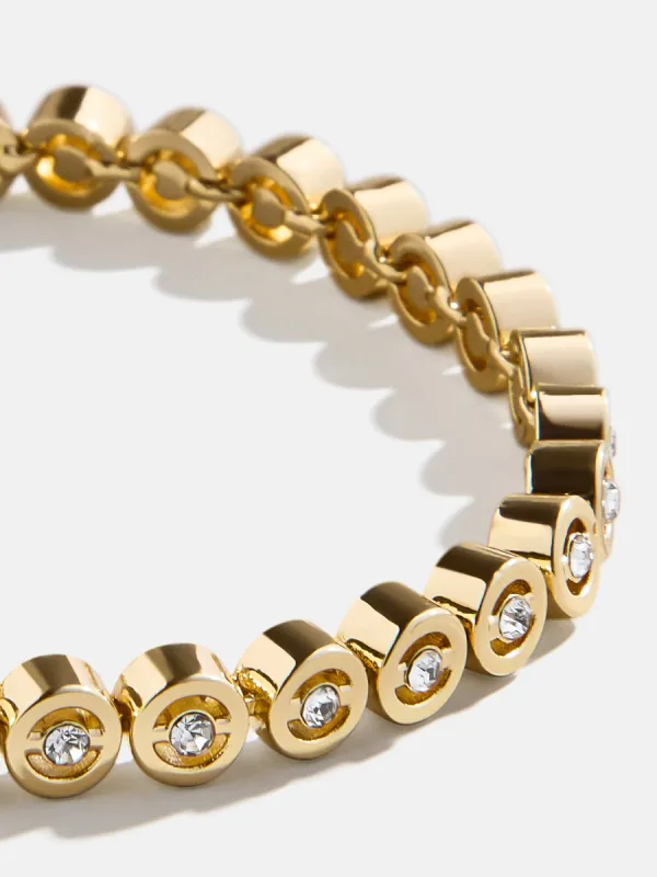 Addison Bracelet - Gold/Pavé sold by BaubleBar