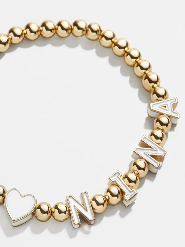 Custom Cutout Pisa Bracelet - White sold by BaubleBar