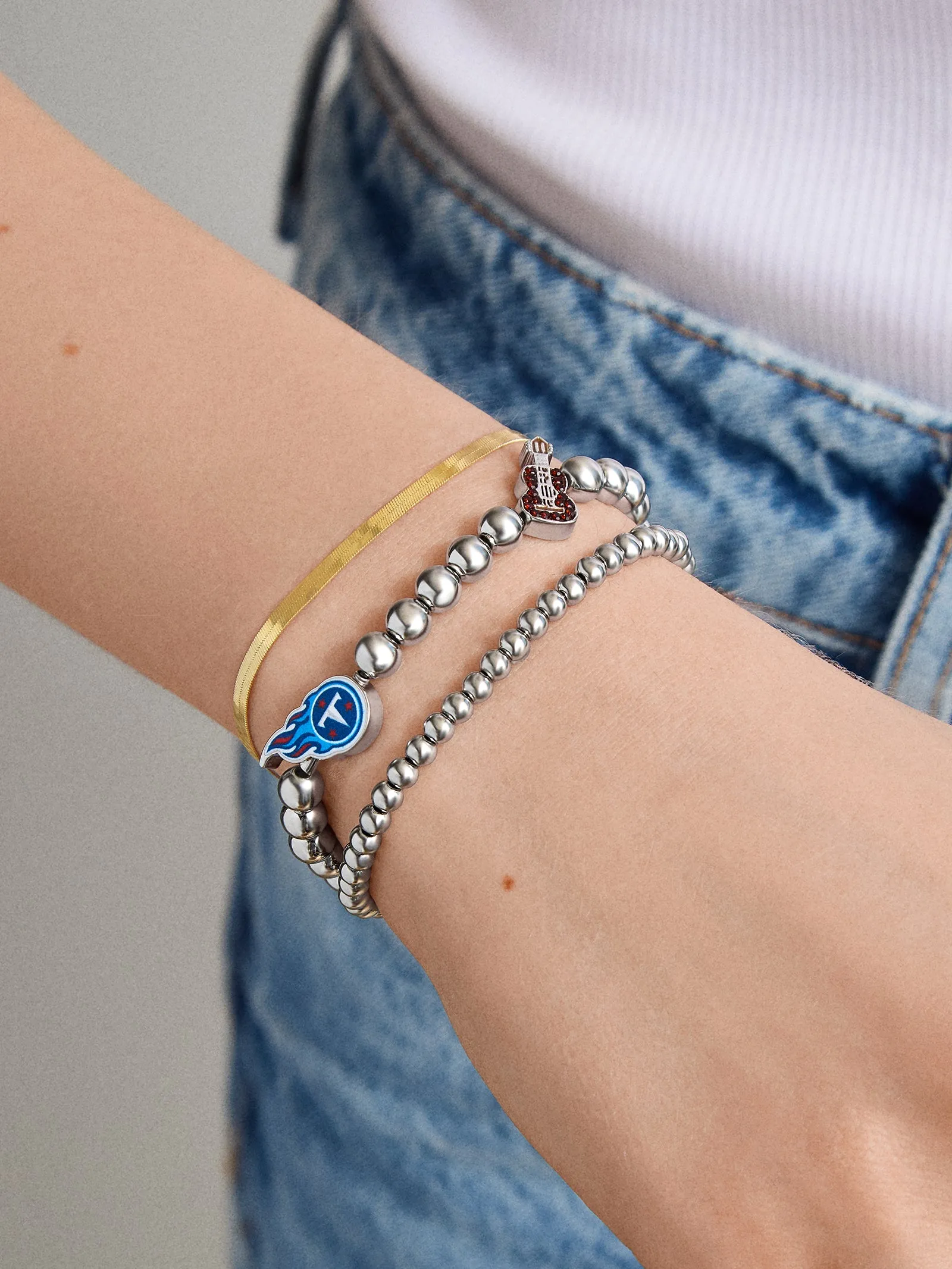 NFL Pisa Charm Bracelet - Tennessee Titans sold by BaubleBar product image thumbnail 2