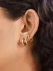 Lauren 18K Gold Earring Set - Gold/Pavé sold by BaubleBar